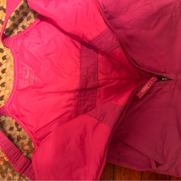 LL bean snow bib snow pants insulated bib Overalls toddler size 4 - Picture 4 of 6
